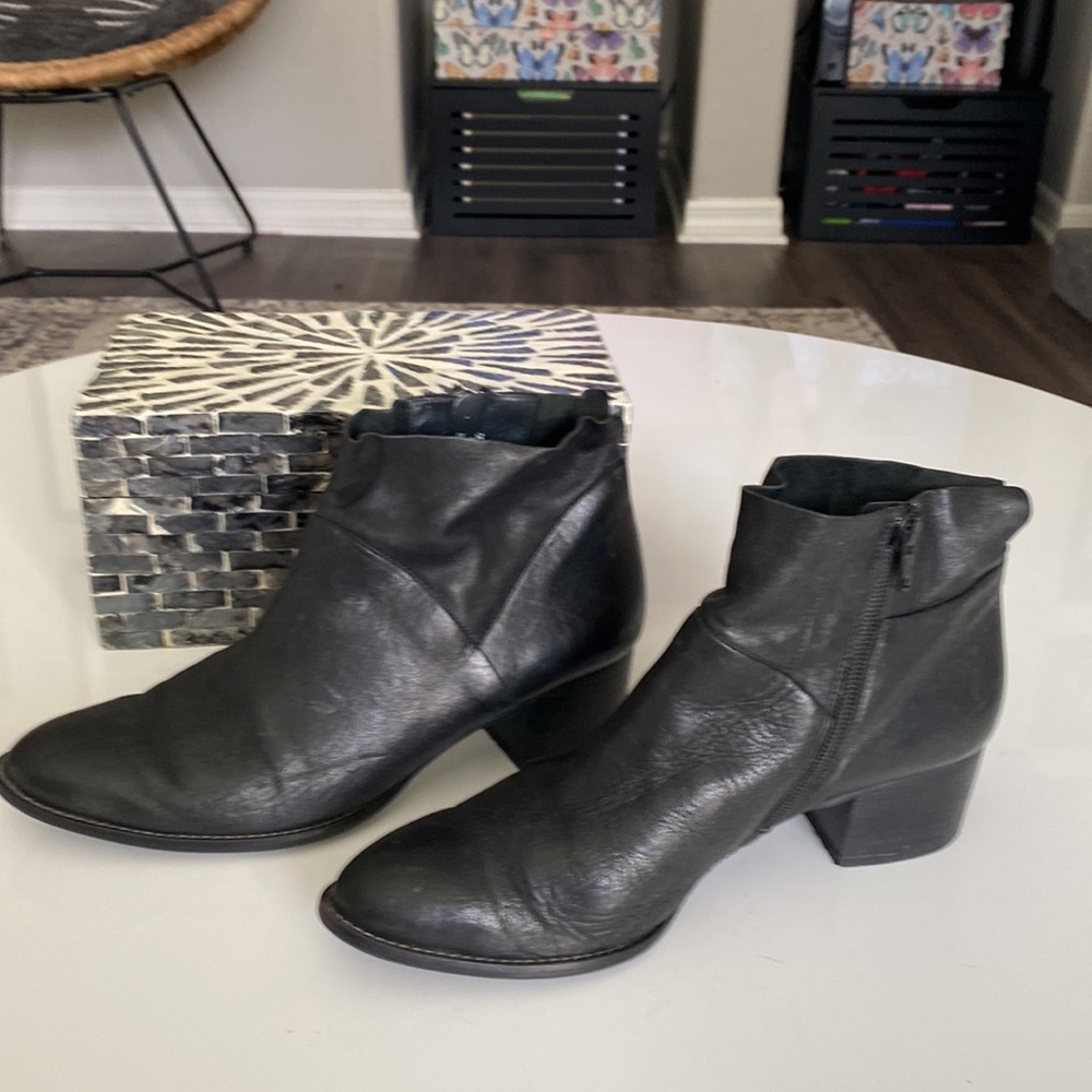 Paul Green Black Booties 6 UK, 8.5 US